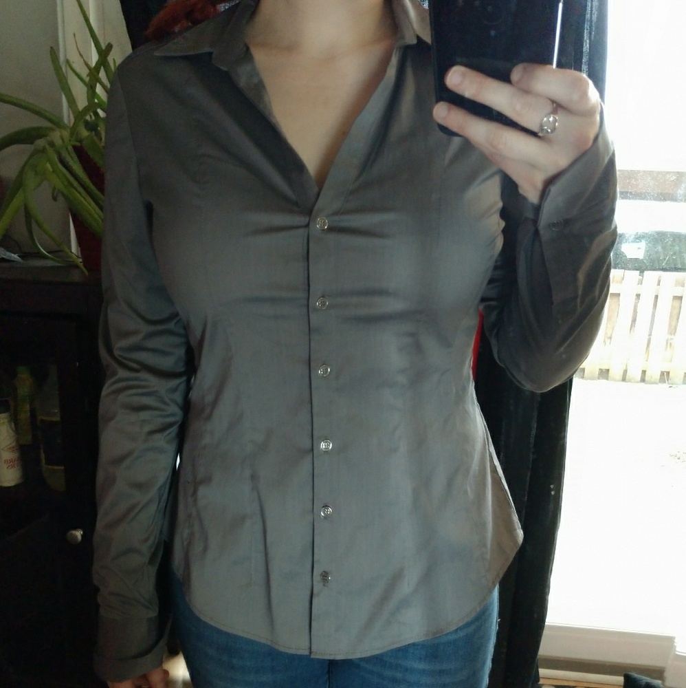 NWOT NY&Co Button up Dress shirt